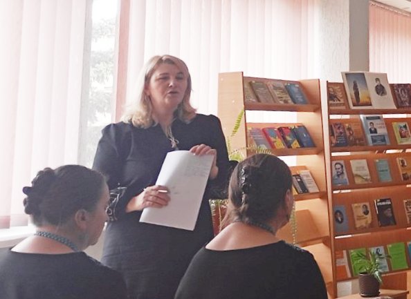 Теплі слова доцента О. Вербовецької про члена НТШ професора Д. Бучка